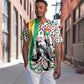 Burkina Faso Baseball Jersey Red Green Black Geometric - African Pride