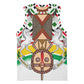 Burkina Faso Basketball Jersey Red Green Black Geometric - African Pride