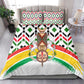 Burkina Faso Bedding Set Red Green Black Geometric - African Pride