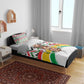 Burkina Faso Bedding Set Red Green Black Geometric - African Pride