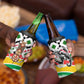 Burkina Faso 4 in 1 Can Cooler Tumbler Red Green Black Geometric - African Pride