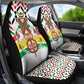 Burkina Faso Car Seat Cover Red Green Black Geometric - African Pride
