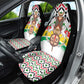Burkina Faso Car Seat Cover Red Green Black Geometric - African Pride