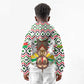 Burkina Faso Kid Hoodie Red Green Black Geometric - African Pride