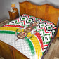 Burkina Faso Quilt Red Green Black Geometric - African Pride