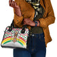 Burkina Faso Shoulder Handbag Red Green Black Geometric - African Pride