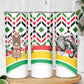 Burkina Faso Skinny Tumbler Red Green Black Geometric - African Pride