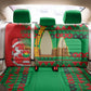 Burkina Faso Back Car Seat Cover Tribal Design and Bobo Dioulasso Landmark - African Pride