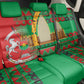 Burkina Faso Back Car Seat Cover Tribal Design and Bobo Dioulasso Landmark - African Pride