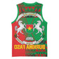 Burkina Faso Basketball Jersey Tribal Design and Bobo Dioulasso Landmark - African Pride