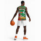Burkina Faso Basketball Jersey Tribal Design and Bobo Dioulasso Landmark - African Pride