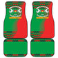 Burkina Faso Car Mats Tribal Design and Bobo Dioulasso Landmark - African Pride