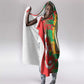 Burkina Faso Hooded Blanket Tribal Design and Bobo Dioulasso Landmark - African Pride
