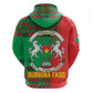 Burkina Faso Hoodie Tribal Design and Bobo Dioulasso Landmark - African Pride