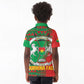 Burkina Faso Kid Polo Shirt Tribal Design and Bobo Dioulasso Landmark - African Pride
