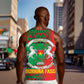 Burkina Faso Men Tank Top Tribal Design and Bobo Dioulasso Landmark - African Pride