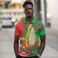 Burkina Faso Polo Shirt Tribal Design and Bobo Dioulasso Landmark - African Pride