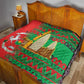 Burkina Faso Quilt Tribal Design and Bobo Dioulasso Landmark - African Pride