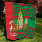 Burkina Faso Quilt Tribal Design and Bobo Dioulasso Landmark - African Pride