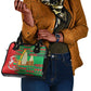 Burkina Faso Shoulder Handbag Tribal Design and Bobo Dioulasso Landmark - African Pride