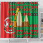 Burkina Faso Shower Curtain Tribal Design and Bobo Dioulasso Landmark - African Pride