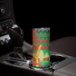 Burkina Faso Skinny Tumbler Tribal Design and Bobo Dioulasso Landmark - African Pride