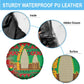 Burkina Faso Spare Tire Cover Tribal Design and Bobo Dioulasso Landmark - African Pride