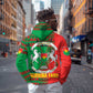Burkina Faso Zip Hoodie Tribal Design and Bobo Dioulasso Landmark - African Pride