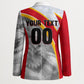 Personalized Tunisia Soccer Carthage Eagles Mascot Blazer Red And White Abstract Geometric Football Concept