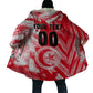 Personalized Tunisia Football Cloak Tunisian Flag Carthage Eagles Mascot Grunge Style
