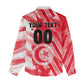Personalized Tunisia Football Women Casual Shirt Tunisian Flag Carthage Eagles Mascot Grunge Style