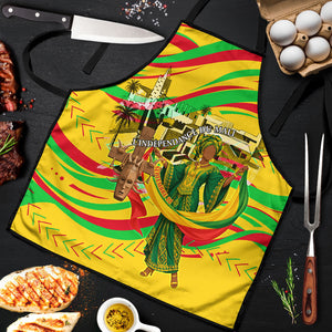 Mali Independence Day Apron Traditional West African Cultural Pride Flag Colors