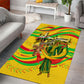 Mali Independence Day Area Rug Traditional West African Cultural Pride Flag Colors