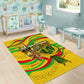 Mali Independence Day Area Rug Traditional West African Cultural Pride Flag Colors