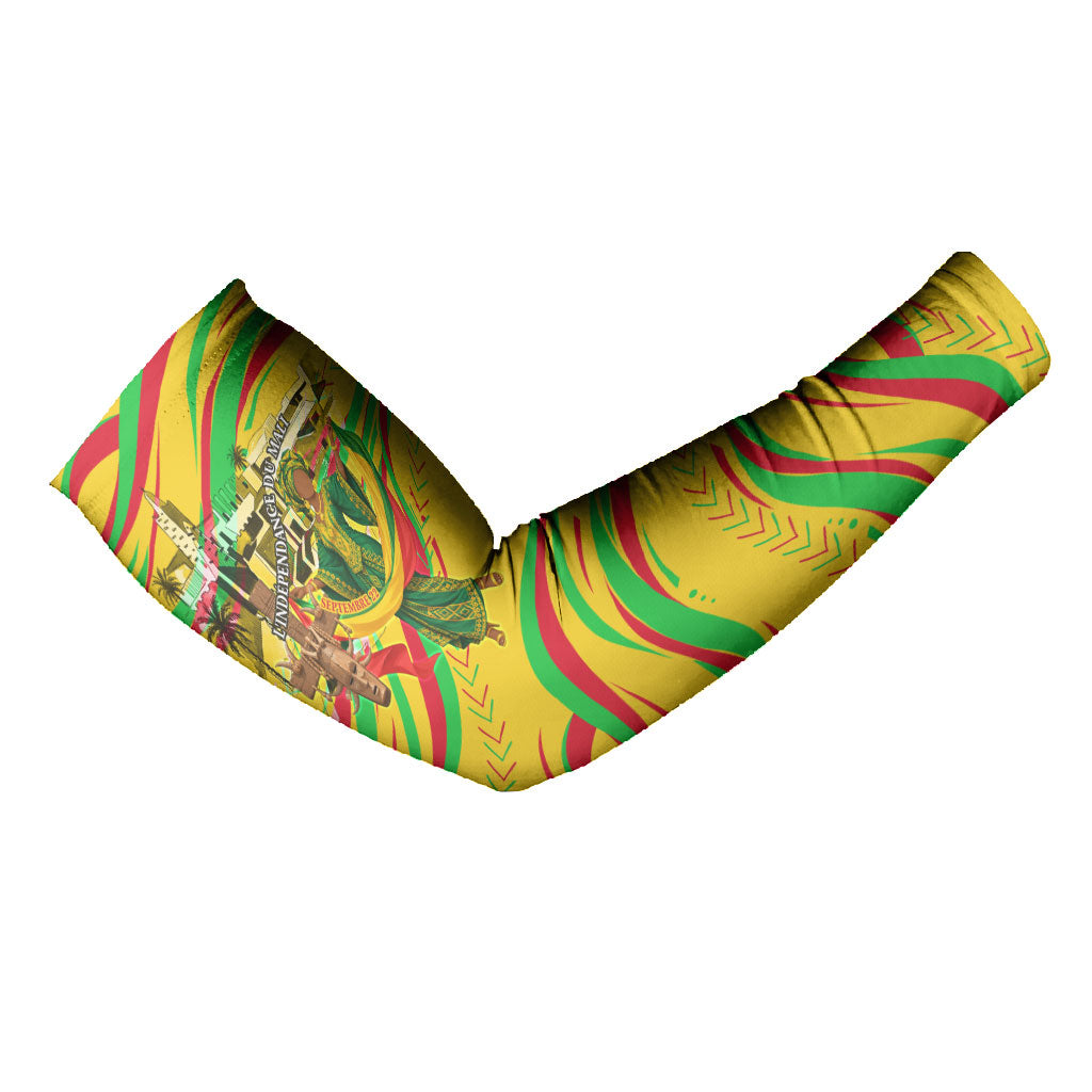 Mali Independence Day Arm Sleeves Traditional West African Cultural Pride Flag Colors