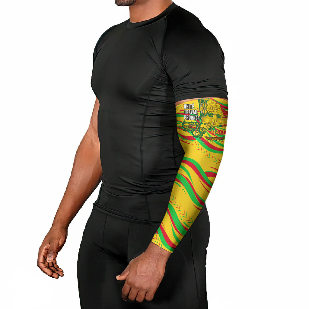 Mali Independence Day Arm Sleeves Traditional West African Cultural Pride Flag Colors