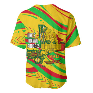 Mali Independence Day Baseball Jersey Traditional West African Cultural Pride Flag Colors
