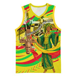 Mali Independence Day Basketball Jersey Traditional West African Cultural Pride Flag Colors