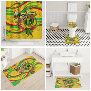 Mali Independence Day Bathroom Set Traditional West African Cultural Pride Flag Colors