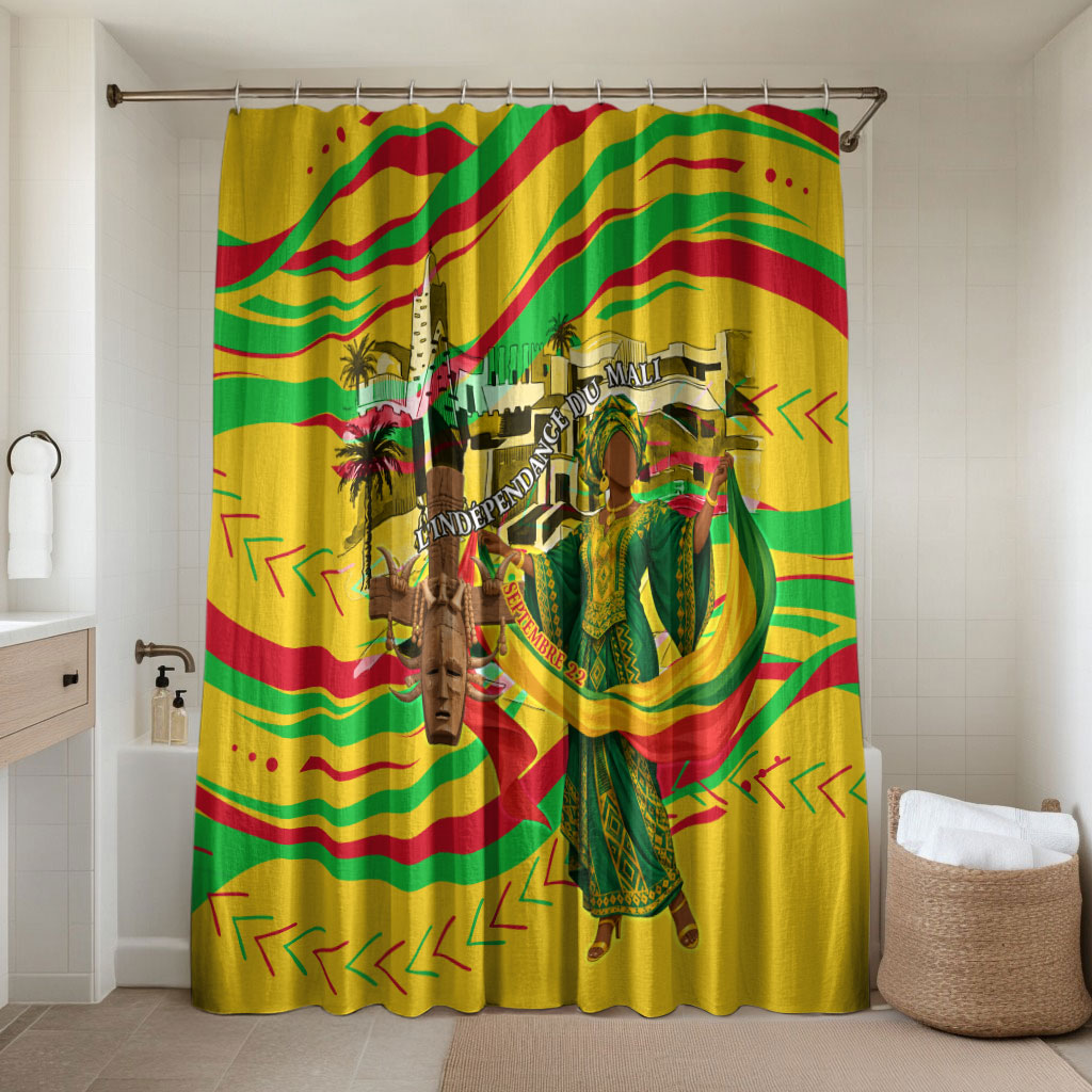 Mali Independence Day Bathroom Set Traditional West African Cultural Pride Flag Colors