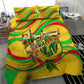 Mali Independence Day Bedding Set Traditional West African Cultural Pride Flag Colors