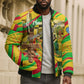 Mali Independence Day Bomber Puffer Jacket Traditional West African Cultural Pride Flag Colors