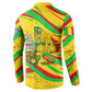 Mali Independence Day Button Sweatshirt Traditional West African Cultural Pride Flag Colors