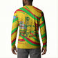 Mali Independence Day Button Sweatshirt Traditional West African Cultural Pride Flag Colors