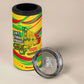Mali Independence Day 4 in 1 Can Cooler Tumbler Traditional West African Cultural Pride Flag Colors