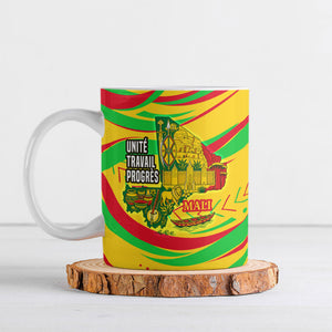 Mali Independence Day Ceramic Mug Traditional West African Cultural Pride Flag Colors