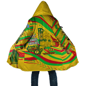 Mali Independence Day Cloak Traditional West African Cultural Pride Flag Colors