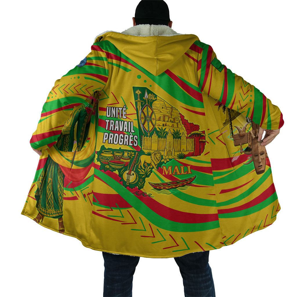 Mali Independence Day Cloak Traditional West African Cultural Pride Flag Colors