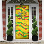 Mali Independence Day Door Cover Traditional West African Cultural Pride Flag Colors