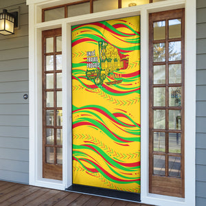 Mali Independence Day Door Cover Traditional West African Cultural Pride Flag Colors
